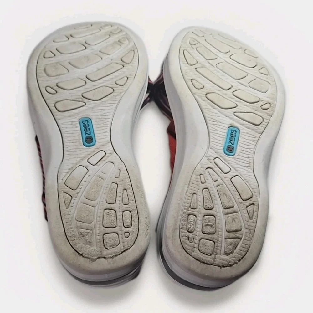 Bzees Diamond X-band Wedge Slide Sandal 8.5 Stretch Comfort (Like Skechers) #279